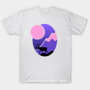 Pink Landscape T-Shirt